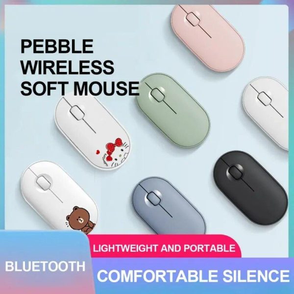 Dual Mode Mute Wireless Mouse - Ultra-Thin Design with Bluetooth & 2.4GHz Connectivity - Image 3