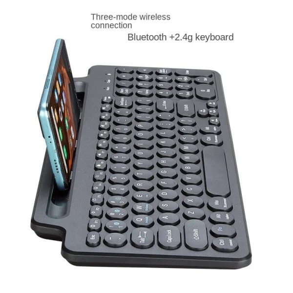 Multi-Device Wireless Touchpad Keyboard - 3-in-1 Connectivity for Tablet, Desktop, and Smartphone - Image 4