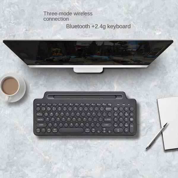 Multi-Device Wireless Touchpad Keyboard - 3-in-1 Connectivity for Tablet, Desktop, and Smartphone - Image 5