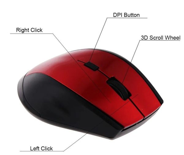 2.4Ghz Wireless Gaming Mouse with USB Receiver - Image 5