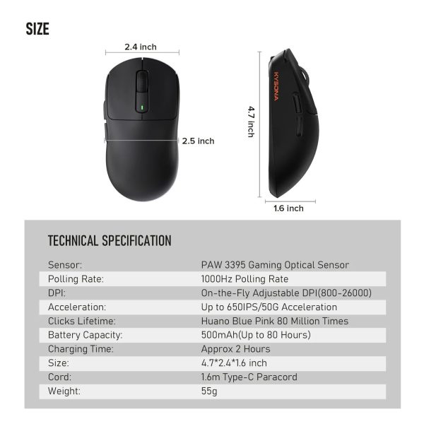 Wireless Gaming Esports Mouse - Image 7