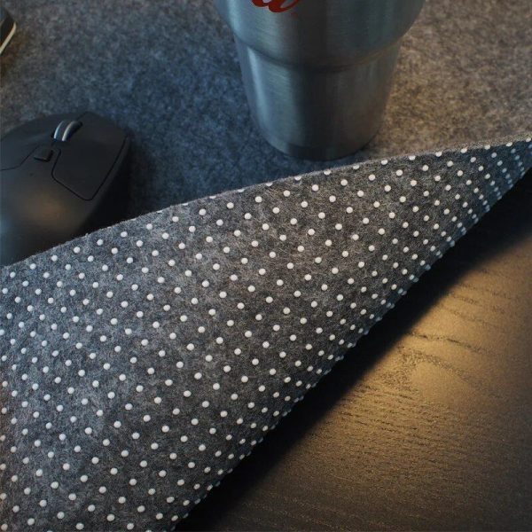 XXL Wool Felt Non-Slip Office Desk Mat & Mouse Pad - Image 7