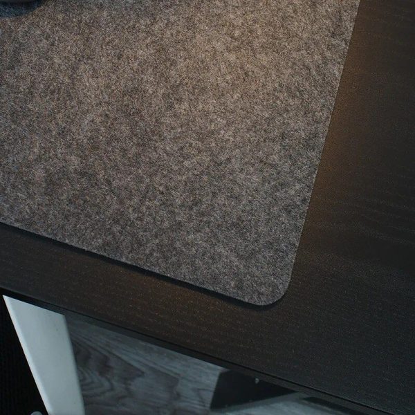 XXL Wool Felt Non-Slip Office Desk Mat & Mouse Pad - Image 6