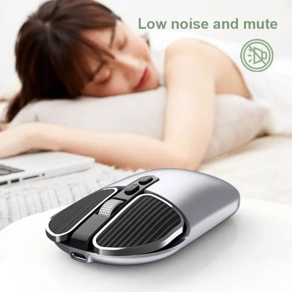 Wireless Dual-Mode Bluetooth 5.1 & 2.4G Optical Mouse - Rechargeable USB Interface for Multiple Devices - Image 5