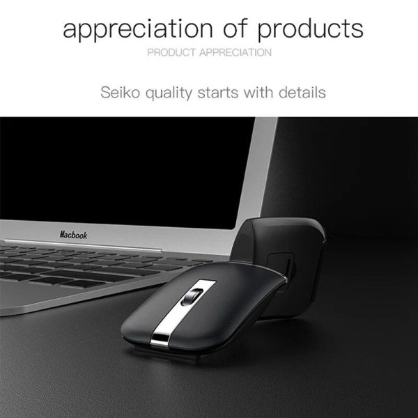 Ultra-Thin 1600 DPI Wireless Bluetooth Mouse - Rechargeable & Silent for Universal Compatibility - Image 6