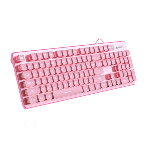 Luminous RGB Backlit Wired Gaming Keyboard with Mechanical Feel, Spill-Resistant Design, and 104 Anti-Ghosting Keys