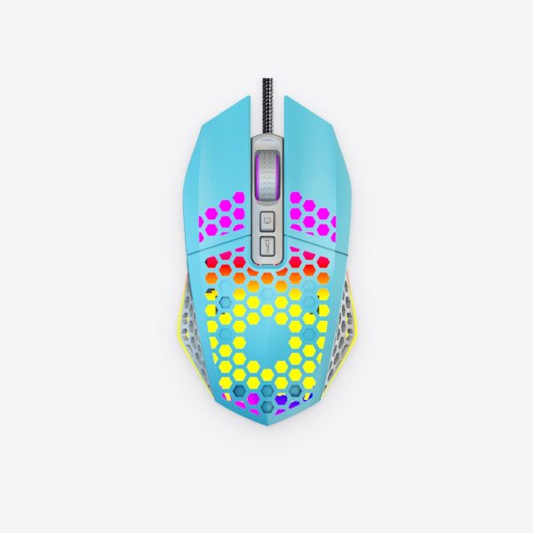 Blue Comb Textured Mouse