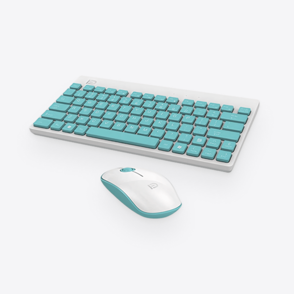 Mint Green Keyboard & Mouse Set