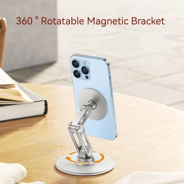 360° Rotatable Magnetic Desk Phone Stand - Image 4