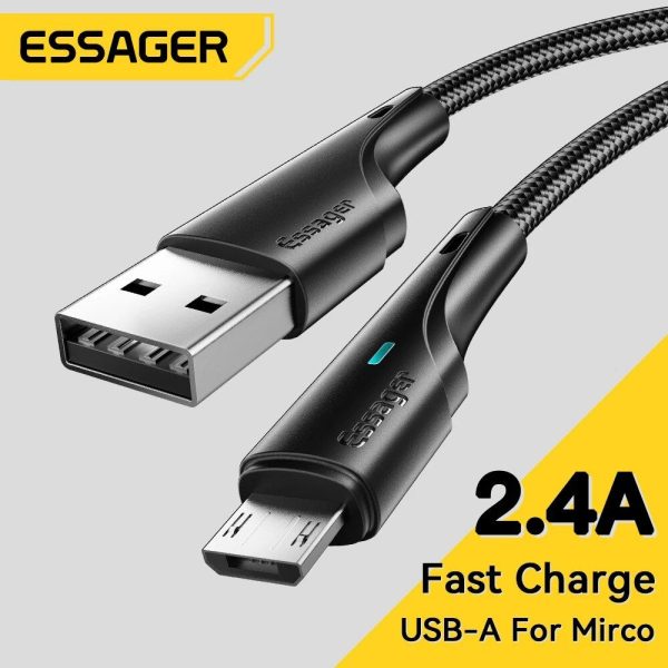 Fast Charging Micro USB Cable with LED Indicator - Image 2