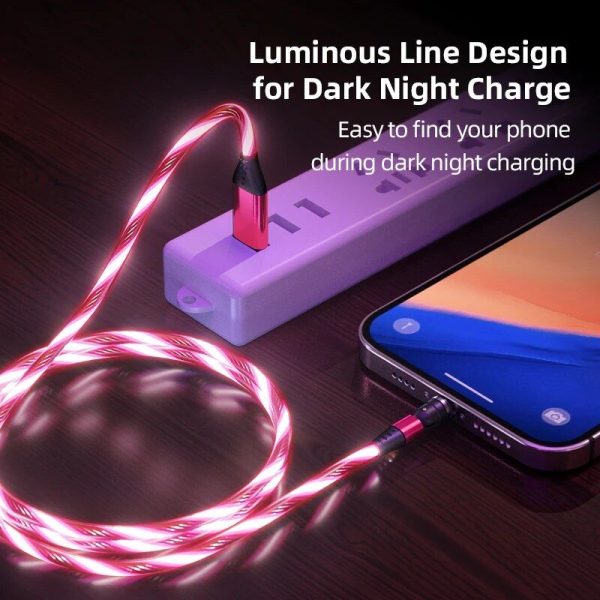 360°+180° Rotatable Luminous Magnetic Charging Cable - Image 6