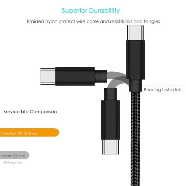 Fast Charge USB-C Cable for Samsung & More - Image 2