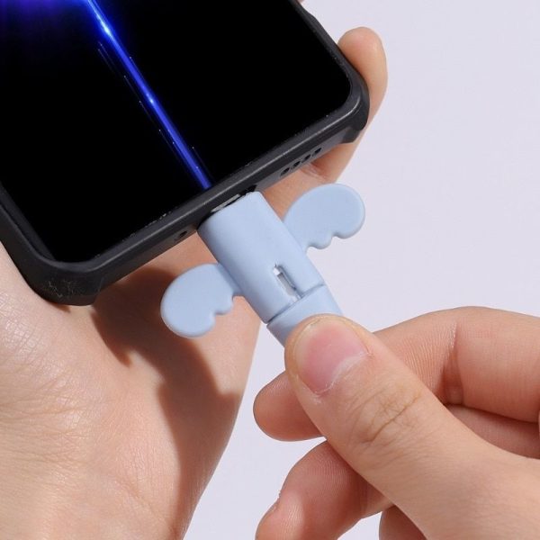 Angel Wing Silicone Cable Protector for Type C & iPhone Chargers - Image 4