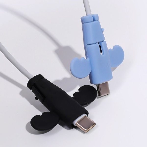 Angel Wing Silicone Cable Protector for Type C & iPhone Chargers - Image 6