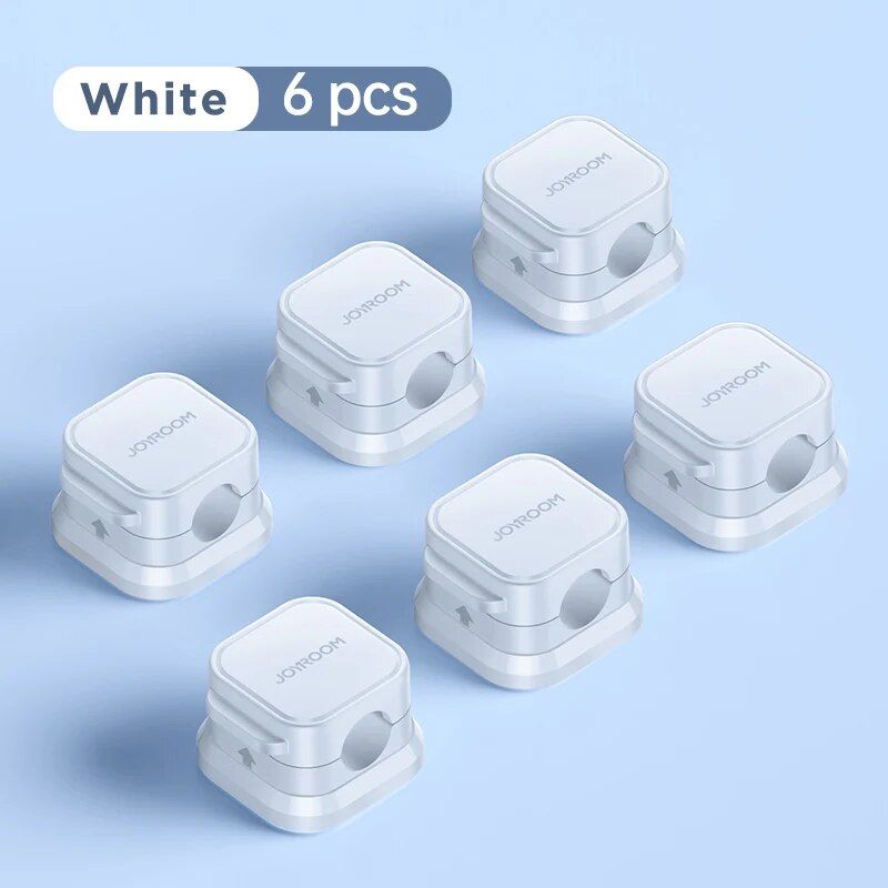 6 Pcs White