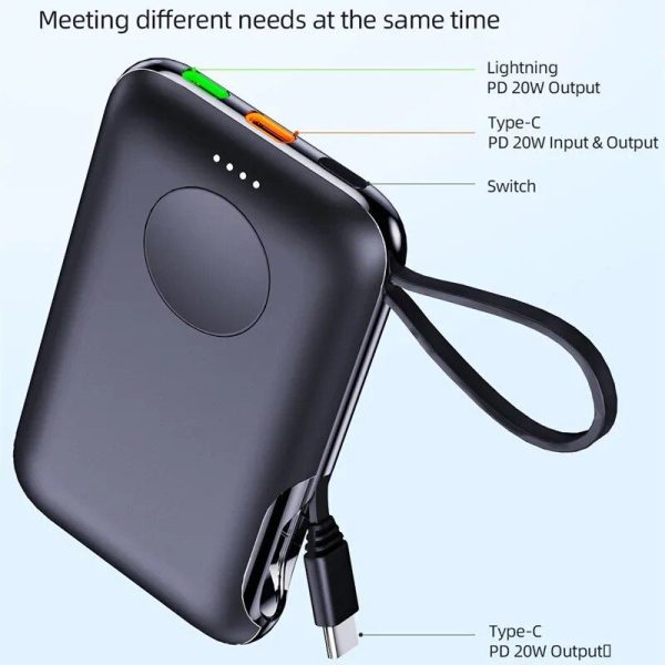 2-in-1 Portable Charger for Apple & Samsung Watches - Image 4